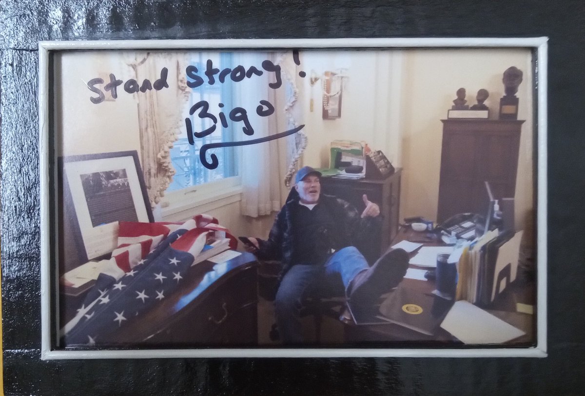 To raise funds Richard sent me and is auctioning this one of a kind prison art picture frame. He is throwing in autographed picture free. Ends Tues. May 14 5:00 (his birthday). Bid big. He is in prison with no income and freedom isn't free. $100 reserve. Bid in comments or…