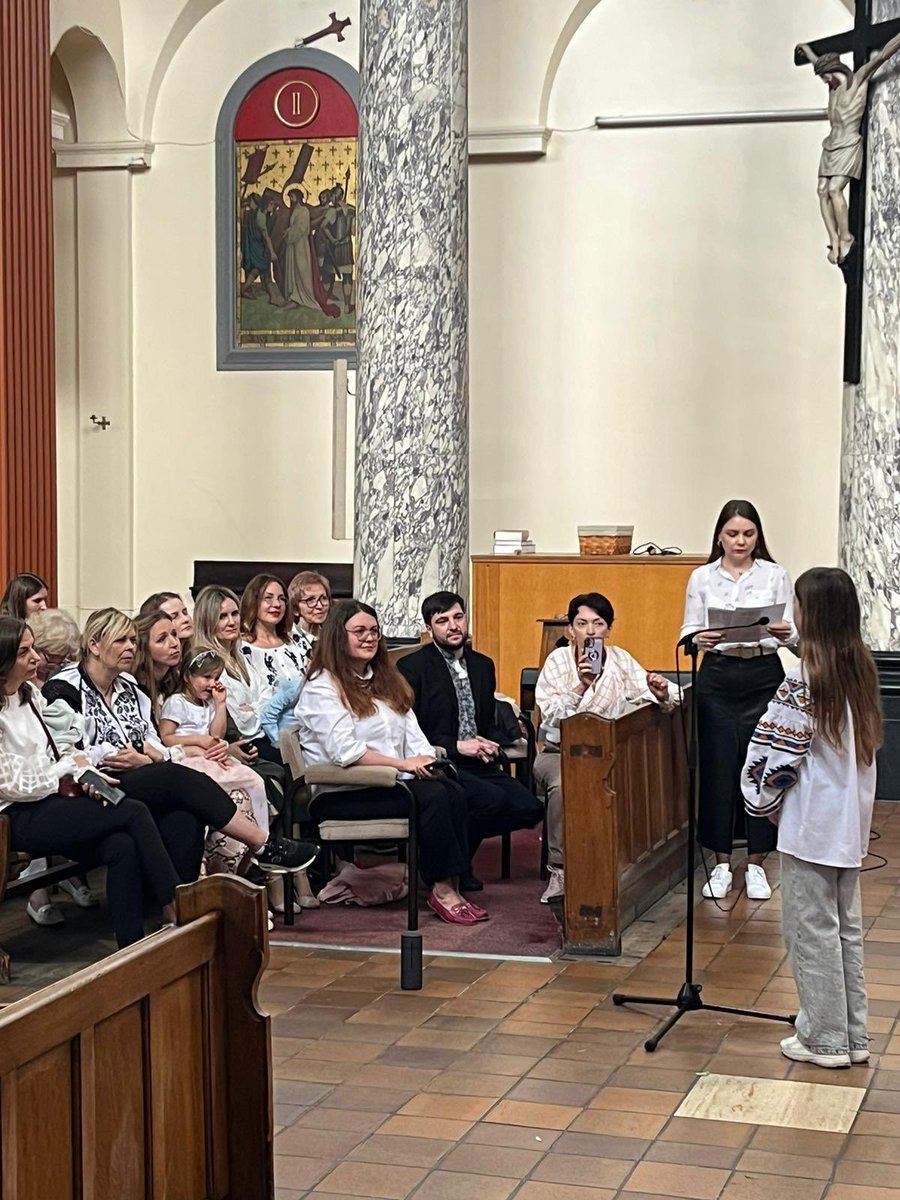 Absolutely heartwarming performance in Glasgow today for Mother's Day! Children <a href="/UAkids_club/">Ukrainian kids club in Coatbridge</a> filled the room with love and beautiful emotions for their mums. A truly special and soulful tribute. #MothersDay #MissionOfInnocents💖🌷