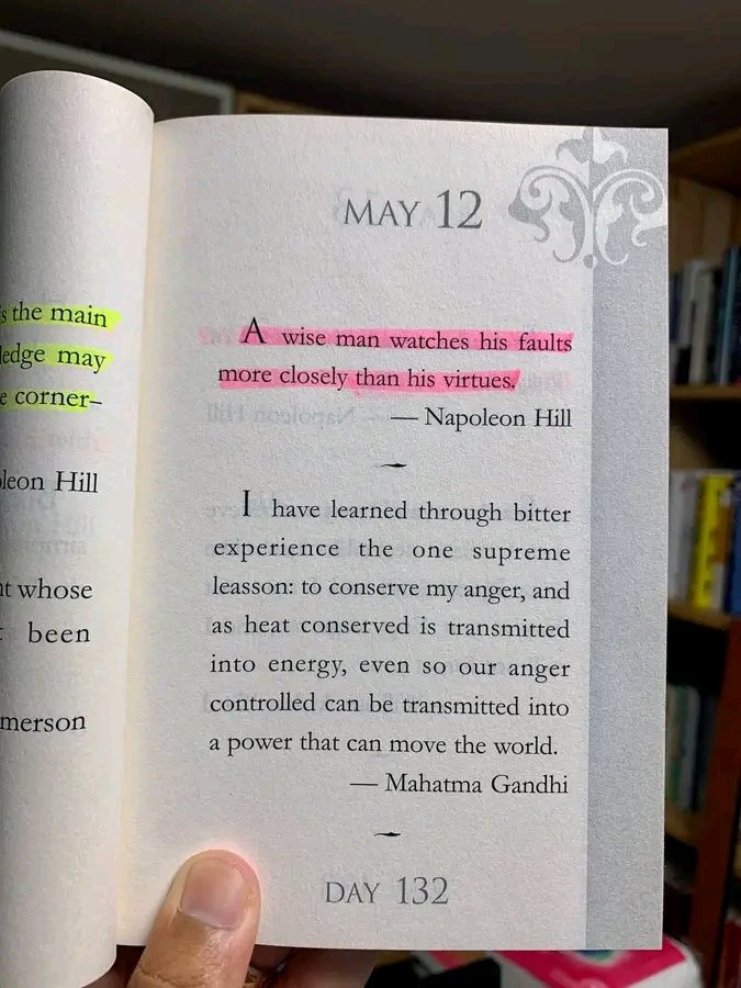 bigthingcomedy's tweet image. A wise man watches his faults more closely than his virtues. 
@bigthingcomedy