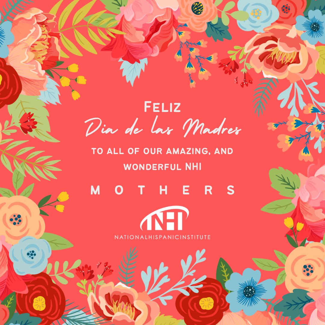 Wishing a Happy Mother's Day to the incredible moms of #NHI! Your unwavering support for our young leaders and staff is truly inspiring. We see and appreciate every one of you! 💐