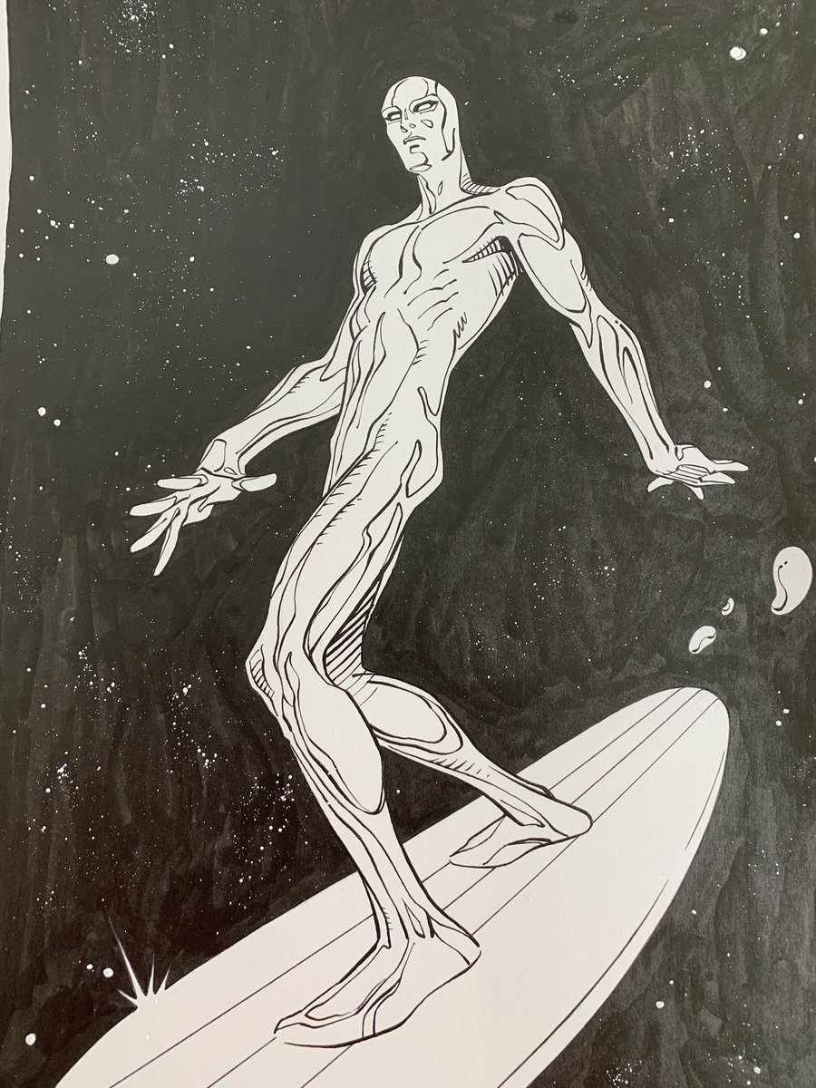 Surfing the spaceways on the weekend - this one was a lot of fun. Silver Surfer forever 🩶