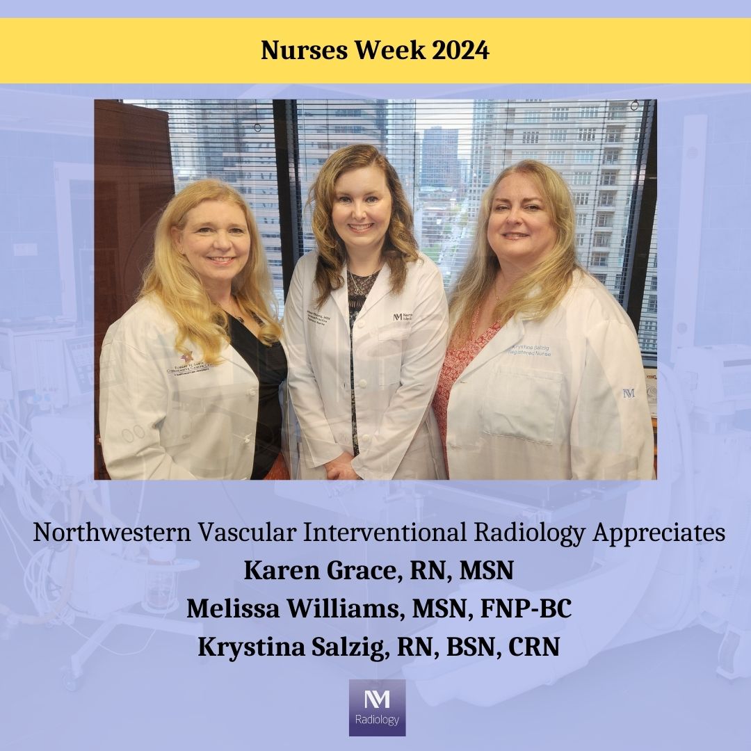 Karen, Melissa, and Krystina are indispensable to the success of our interventional oncology program. They're world-class nurses who are a tremendous resource to physicians, medical staff, patients, and their families. #InternationalNursesDay #NationalNursesWeek #NursesRock !