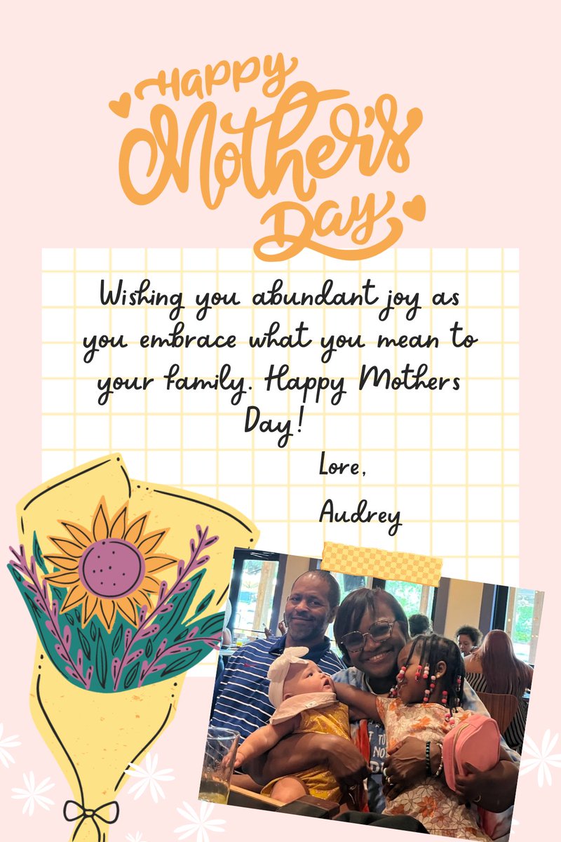 AudreyBWyatt's tweet photo. #HappyMothersDay2024 https://t.co/qCD0dsCyU4