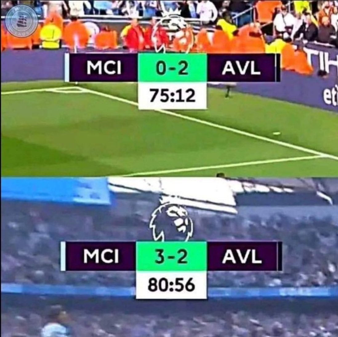 Never forget that Man city scored 3 in 5 minutes on the last day of the prem.