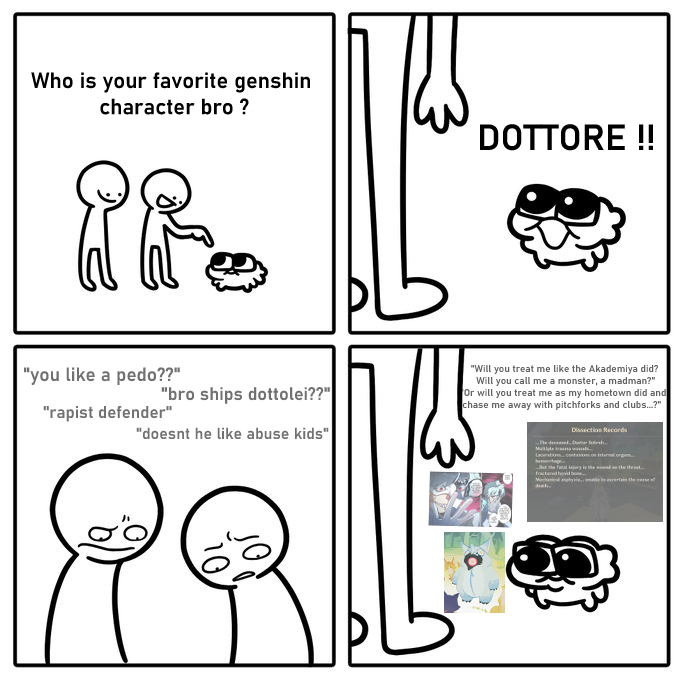 how it goes 90% of the time as a dottore fan