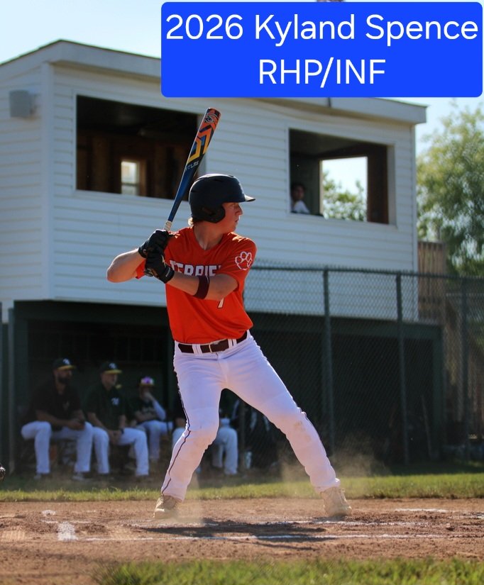 GATAElite15u's tweet image. 26' Kyland Spence has explosive year in batters box for William Byrd! Finishes sophmore season leading team in doubles (9)/ RBIs (20) to go along with 15 Runs and a . 333 average!! @ByrdBaseballJT @central_scout  @PBR_Uncommitted @PrepBaseballVA