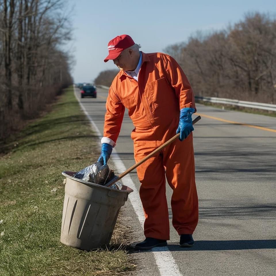 #ProudBlue #ResistanceUnited 
As I see it this is the best way for TFG to Make America Great. He needs to see what people less privileged than he have to do to maintain the kind of environment we all need to thrive.  Maybe he will understand that polluting our country by offering