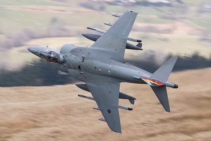 More Plane Porn - Harrier flying through the Lakes My Old Sqn - RAF Laarbruch Germany IV (AC) Sqn ‘95 - ‘98. Best years of my life. Don’t tell my wife 🤫😇🤪😁