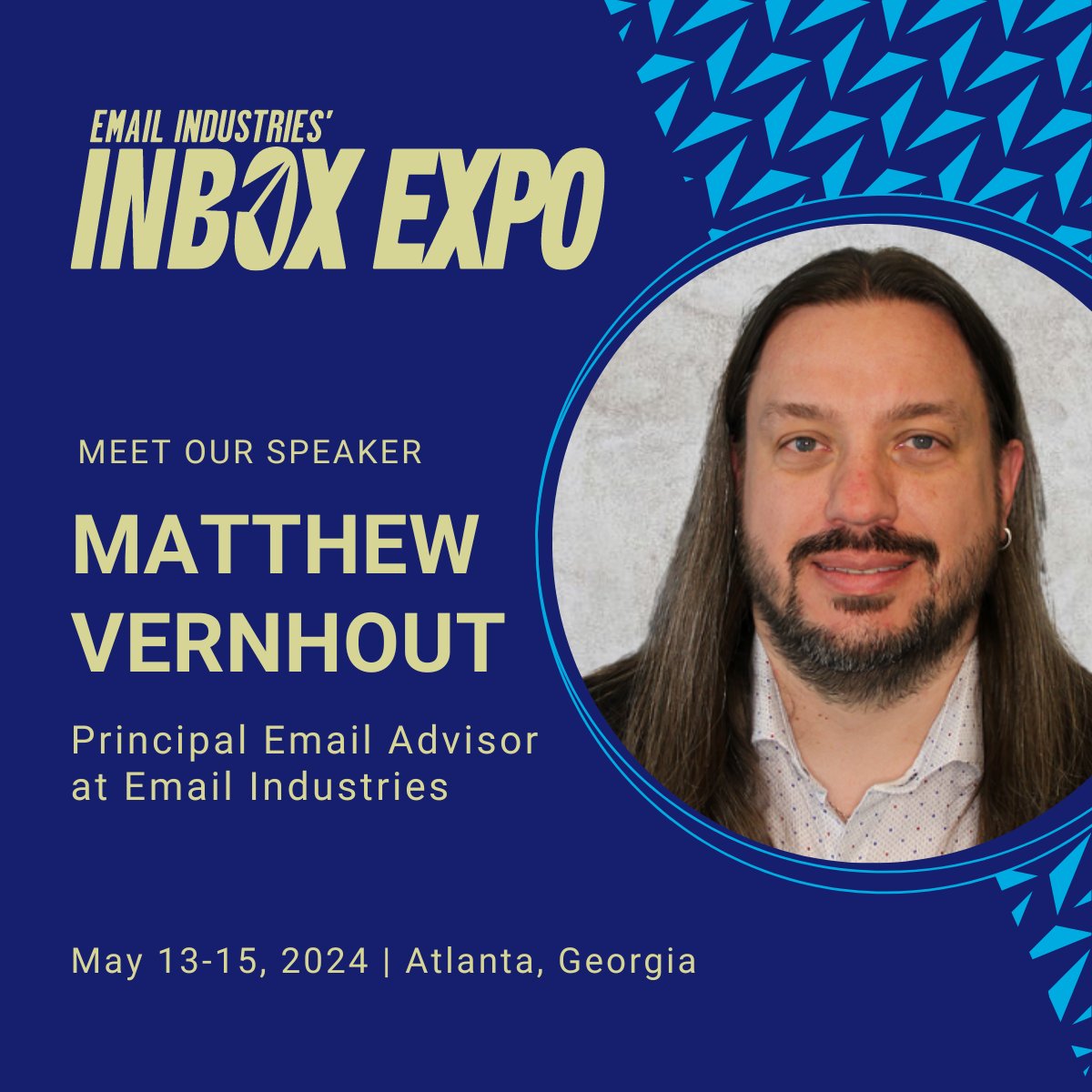 Our own (yes, you read that right!) Matthew Vernhout will join Inbox Expo as a moderator of the email deliverability panel!

Matthew is the Principal Email Advisor with Email Industries, where he offers guidance, advice and consulting to clients.

#InboxExpo #InboxExpoAtlanta