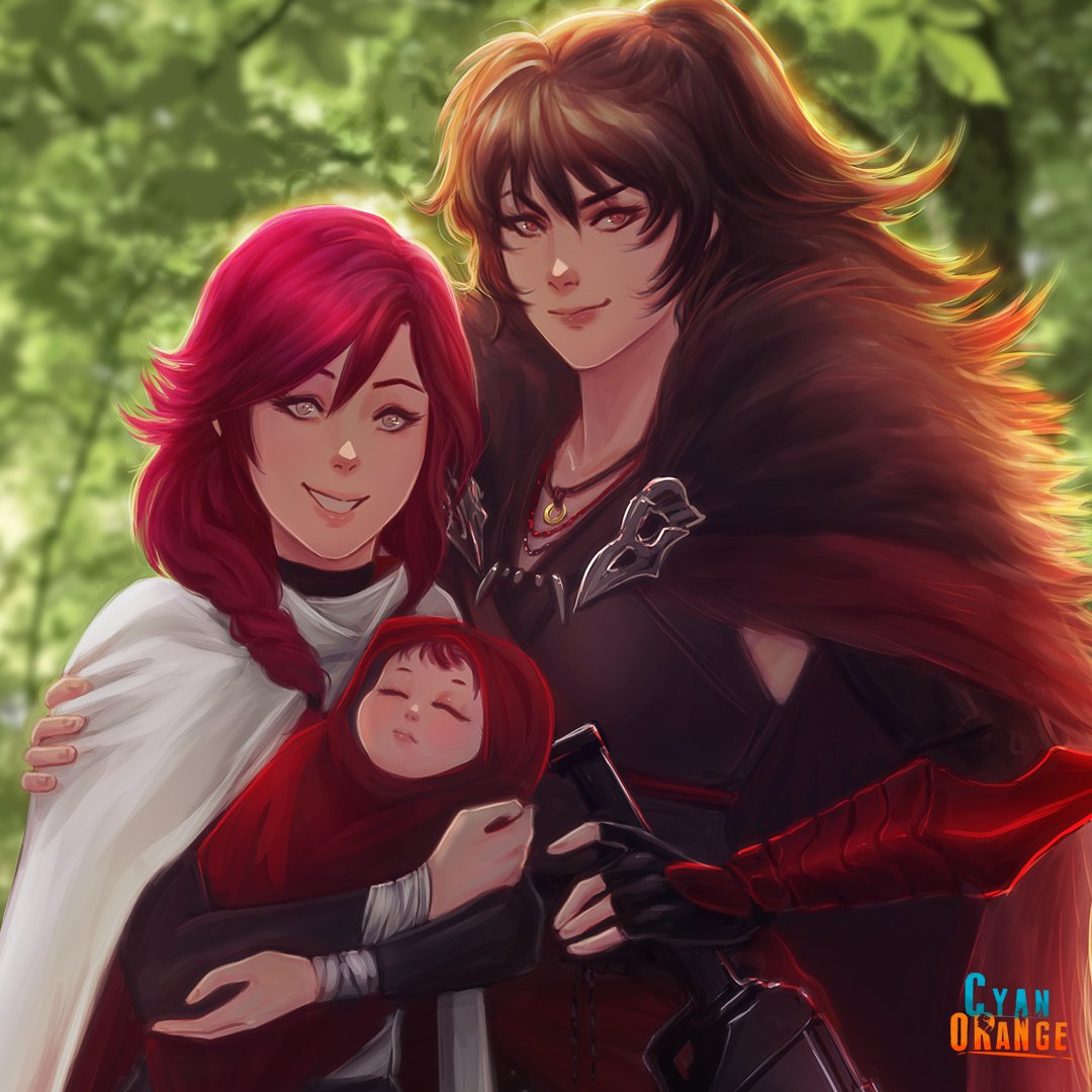 CyanOrangeArt's tweet photo. Happy Mother's Day to all the awesome moms out there! ♥️🌹🐦‍⬛ #RWBY #Ravenbranwen #Summerrose #RubyRose https://t.co/wHHl90RUIl