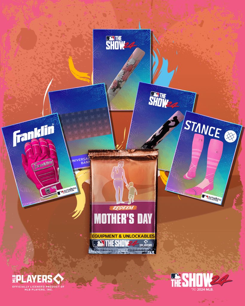 Head over to the Show Shop in RTTS to redeem your FREE Mother’s Day Pack! Available for a limited time. #MLBTheShow