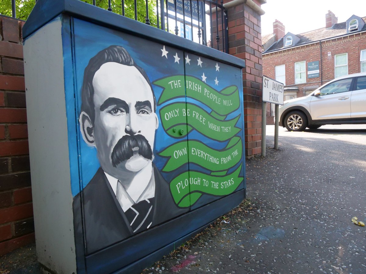 To mark the anniversary of his execution, we were privileged to unveil our latest mural, honouring the enduring legacy of James Connolly.

Painted by renowned artist Micky Doc, the new mural is located next to Áras Uí Chonghaile on the Falls Road.

#ConnollyWasThere