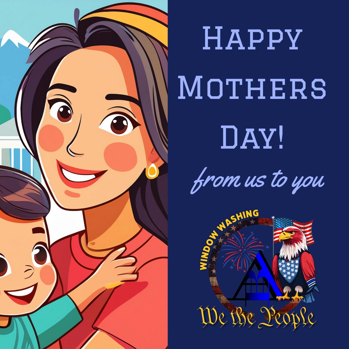 🌟 This Mother's Day, let's celebrate the woman who brightens our lives every day! Give Mom the gift of a home filled with sunshine and joy with our professional window cleaning service. Because when Mom's happy, everyone's happy! #windowcleaning #mothersday #wethepeopleclean