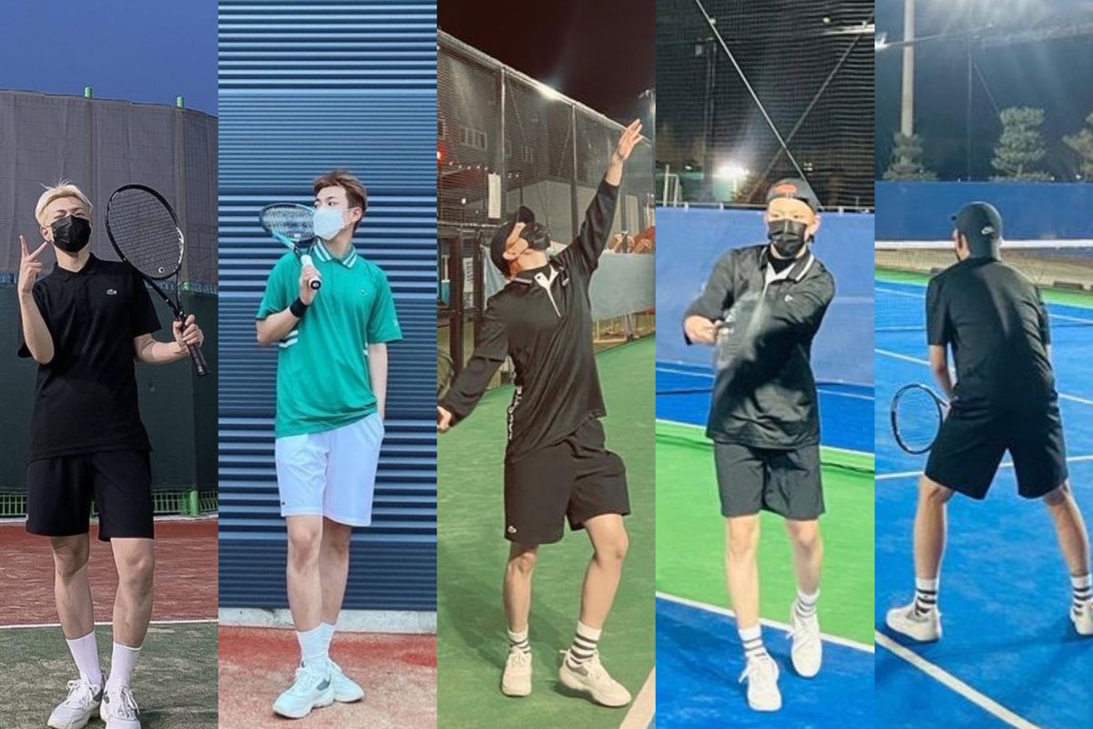 as i remember hongjoong said he wanted to play tennis again so…WE NEED MORE PICS FOR OUR COLLECTION KIM HONGJOONG BC U RE SO HOT IN THIS UNIFORM BRO