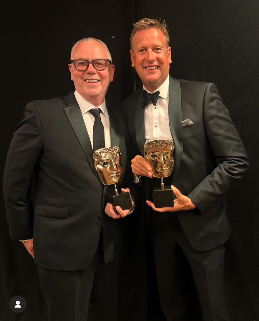 We did it! 🙌 The whole of the ITV Racing team are thrilled to win a second BAFTA 🥳