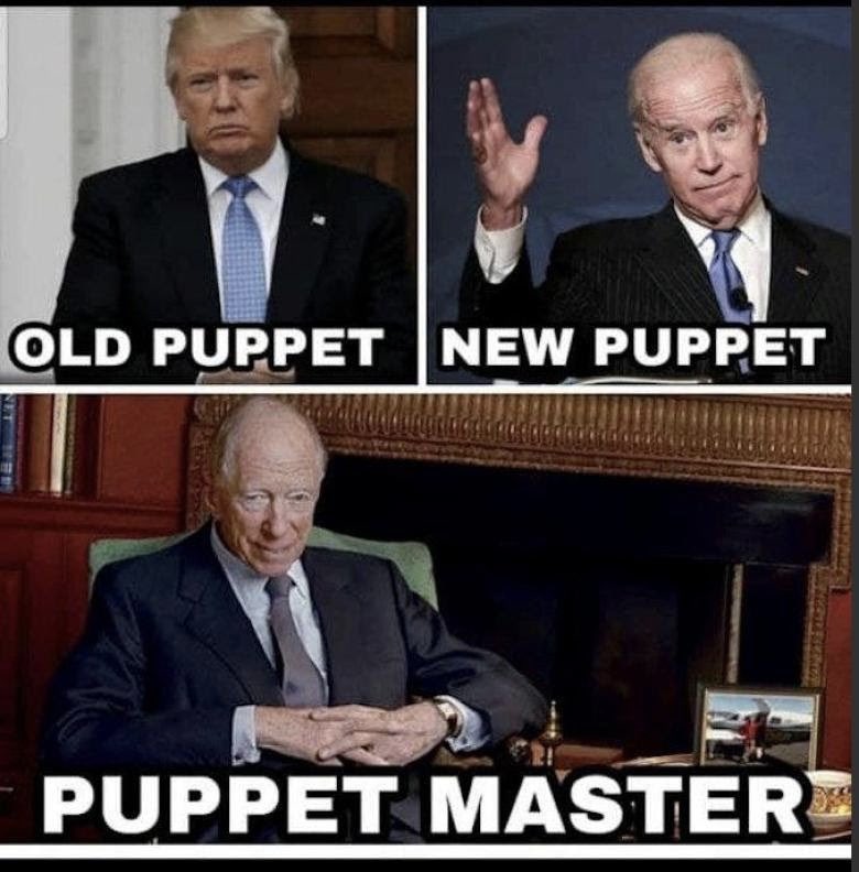 The Zionist Rothschild Mafia Banksters own Trump, Biden & our entire federal government. 

Stop getting PLAYED.
