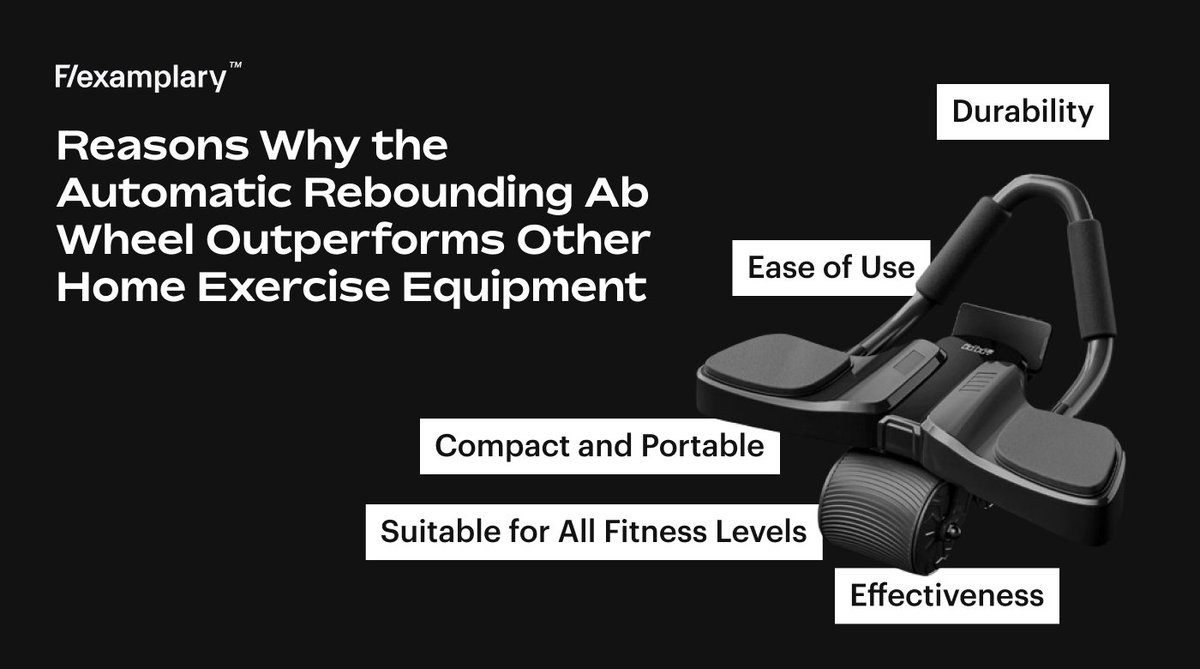 flexamplary's tweet photo. Reasons Why the Automatic Rebounding Ab Wheel Outperforms Other Home Exercise Equipment
#Abdominal #abs #Abroller #Absroller #USAsport https://t.co/bLq0bg3SaP