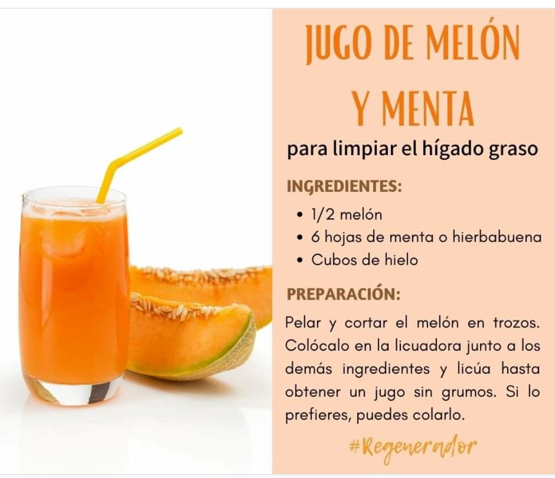 ¡Una combinación que no hubieras imaginado! 🤩🍈 El melón es un alimento con mucha agua que actúa como diurético y favorece la depuración del hígado, además, la vitamina C que contiene ayuda a prevenir problemas por el exceso de alcohol. La menta actúa como desinflamatorio y