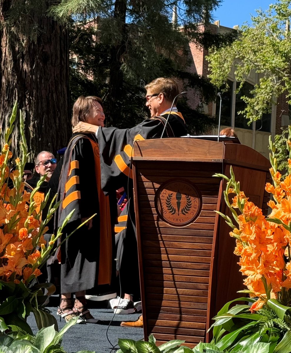 Magical day at @UOPacific as we celebrated our graduating students at picture-perfect #commencement. #collegememories #PacificProud