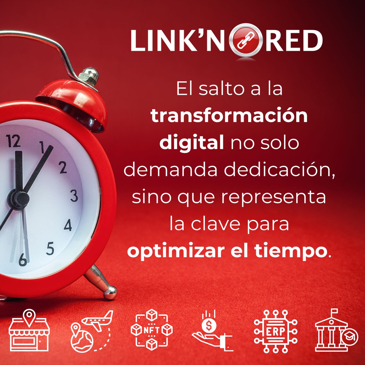 LinknRed's tweet photo. ¡Impulsa tu empresa hacia un futuro eficaz y próspero!
#LinknRed #Blockchain #Web3 #RedTips #RetoTech https://t.co/KuFtKBLLA9