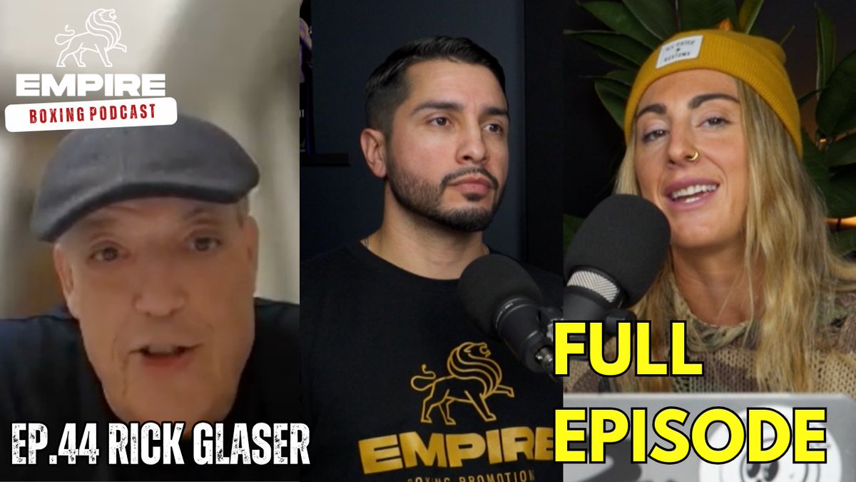 Ep.44 of The Empire Boxing Podcast out now with @RealRickGlaser1 
Watch now:
youtu.be/uTyjtny3PAo?fe…
-
#boxingnews #boxingpodcast 
#boxing 
-
@BrickhouseVent1 
@GrassJames