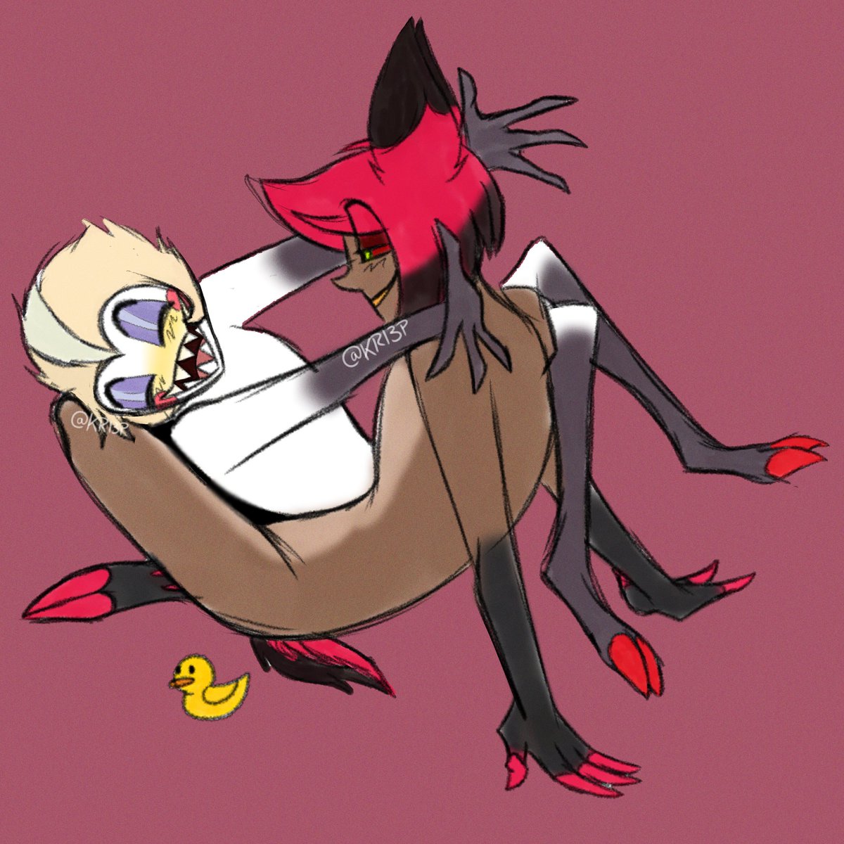 🐥🦌 - #appleradio #radioapple #hazbinhotel #alastor #lucifer