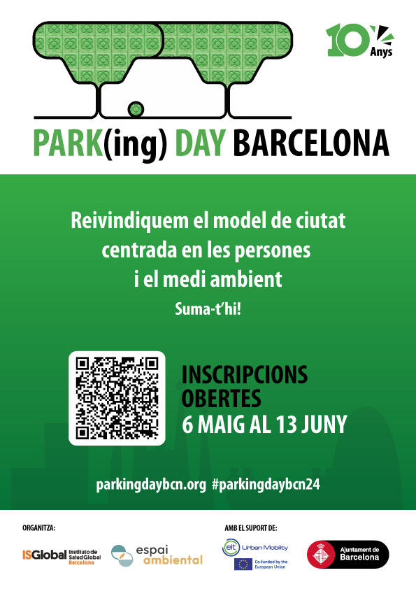🅿️🌳Vols participar al #ParkingDayBCN24 però no saps com presentar la teva activitat? Demà a les 18 h t'ho explicarem en persona a l'@AulaAmbiental (Lepant, 281). 🤳🏼Inscripció: docs.google.com/forms/d/e/1FAI… #ParkingDay cc @BCN_Mobilitat @BCN_EspaiPublic @EspaiAmbiental @EITUrbanMob