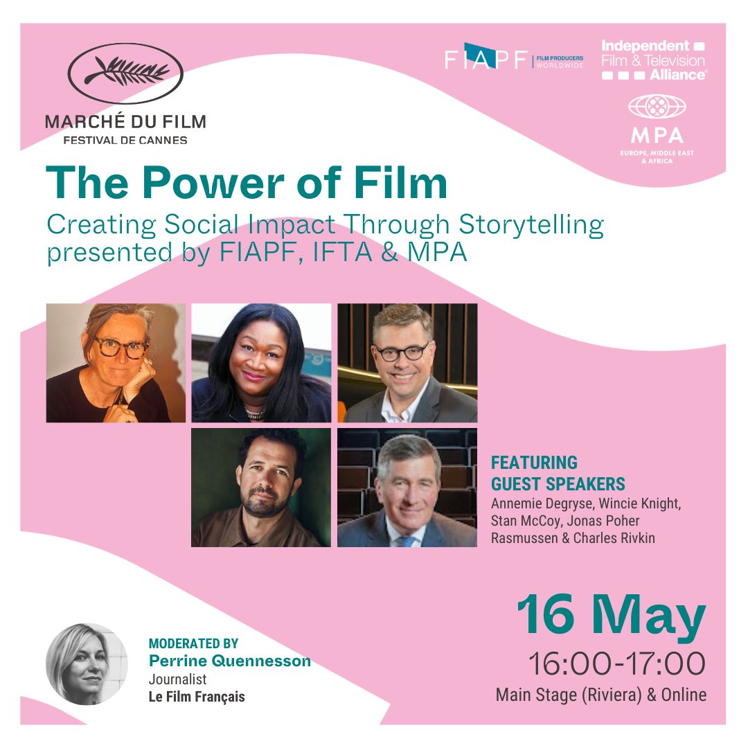 Join us for a conference on social impact through storytelling! 🎬 Producers, filmmakers, and creators will share insights on how narratives in films drive change and spark conversations. 💡➡️ i.mtr.cool/emvllmmxso @FIAPF_Producers @IFTA_Official @motionpictures @MPAEurope