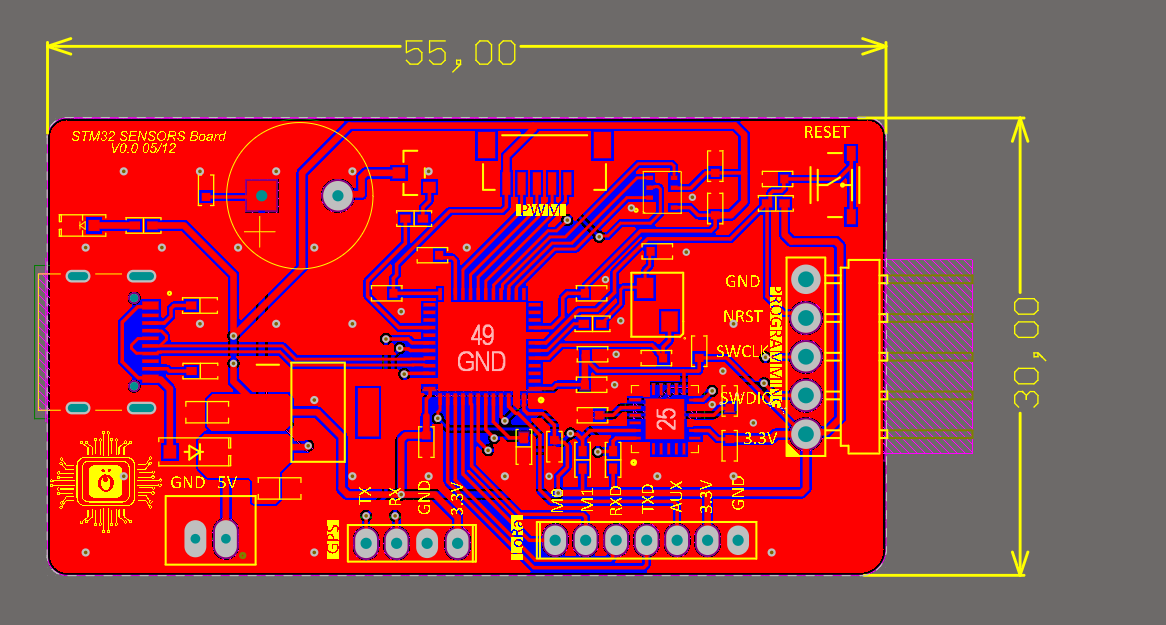 Son rötuşlar. #STM32 #LoRa #ESP32 #GPS #SENSOR #DONANIM #PCB #HARDWARE #DESİGN #UART #USART #I2C #SPI #USB #IoT