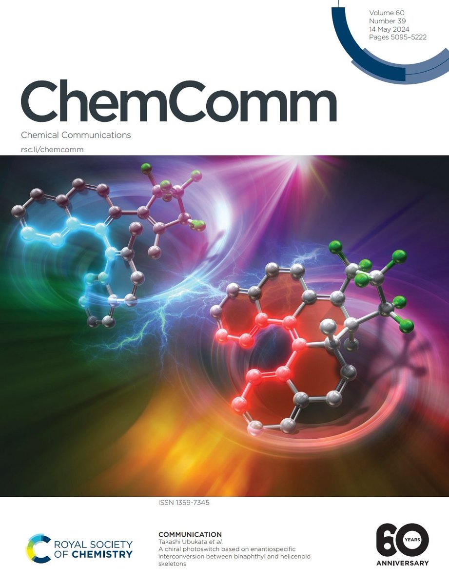 On the cover: 'A chiral photoswitch based on enantiospecific interconversion between binaphthyl and helicenoid skeletons' by Takashi Ubukata and co. pubs.rsc.org/en/content/art…