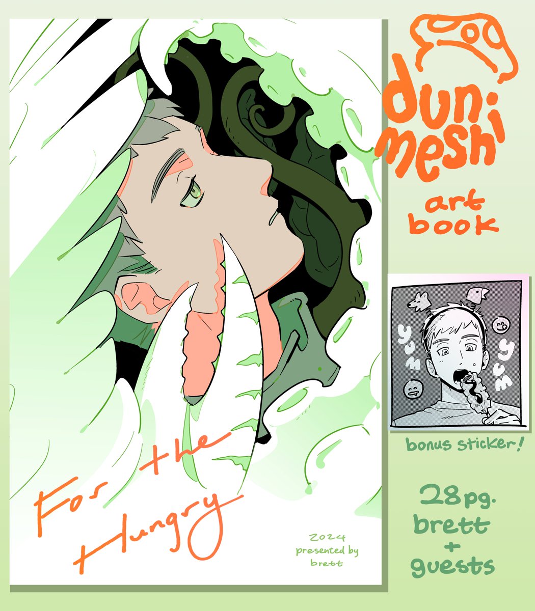 my dunmeshi artbook...🥹🥹
available online and at vancaf this weekend!!! 