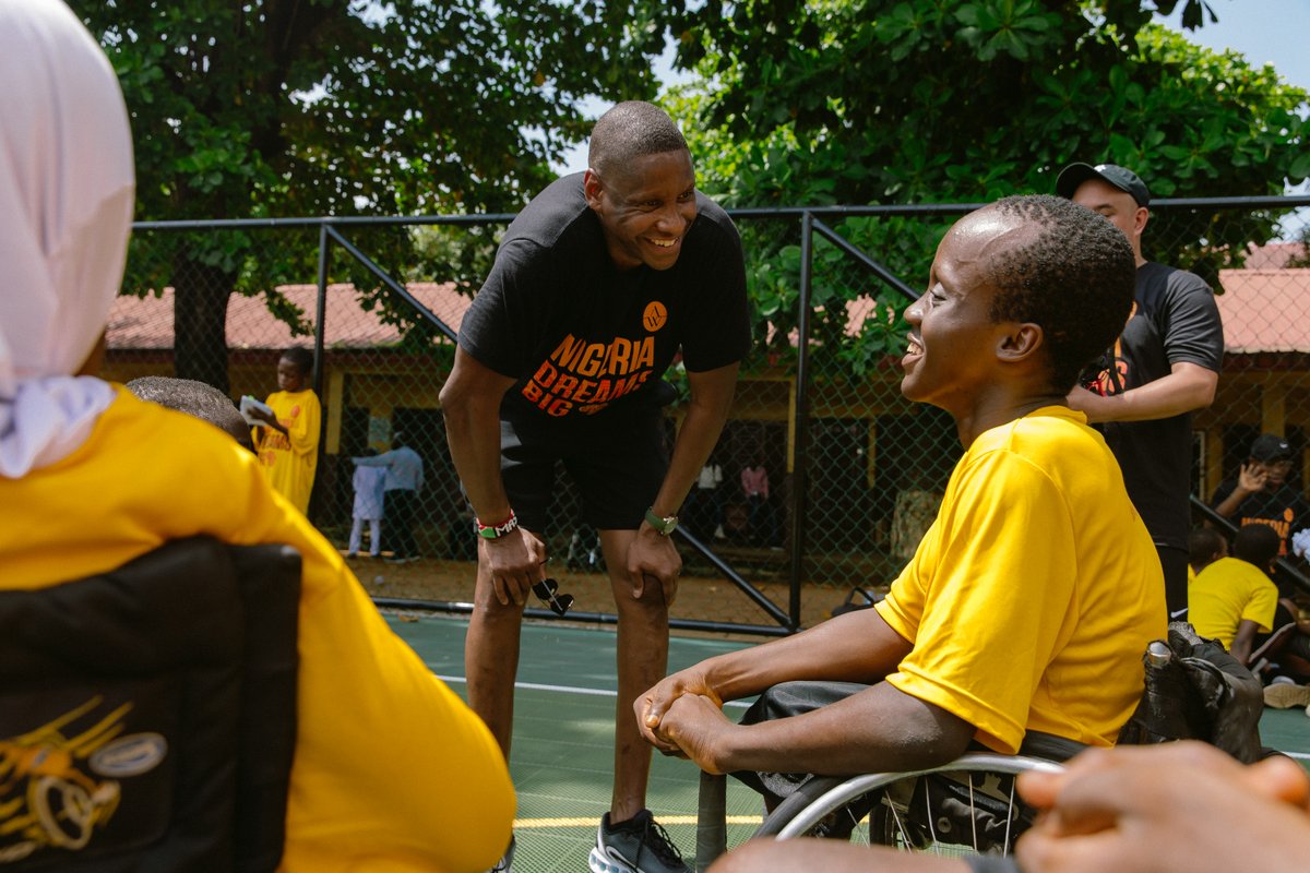 We're thrilled that Prince Harry and Meghan, the Duke and Duchess of Sussex, will support the construction of a new basketball court in Abuja. Learn more about our partnership with their non-profit organization, Archewell Foundation: bit.ly/3UDPLmv