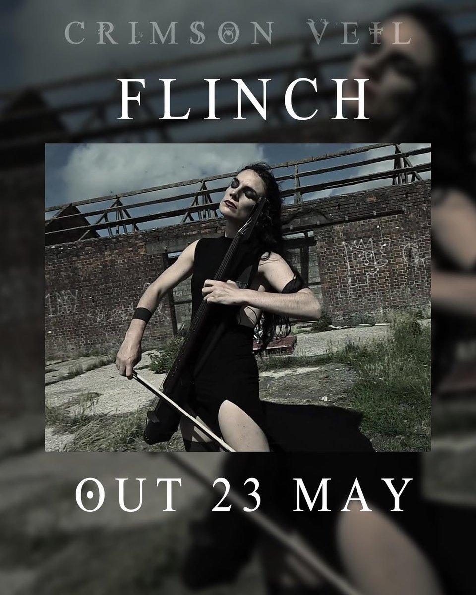 𝐅 𝐋 𝐈 𝐍 𝐂 𝐇 - Out 23 May
crimsonveil.rpm.link/flinchTW

Ready for some cello in your metal? 🎻🤘
_
📸 Scott Chalmers
_
#metal #altmetal #alternativemetal #occult #occultmusic #femalemetal #femalefrontedmetal #occultmetal  #greymetal #deathgrowls