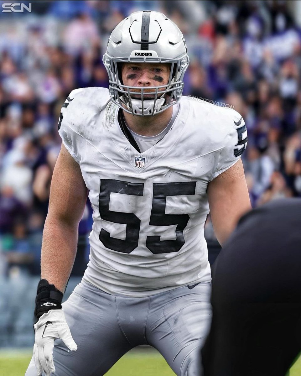 LB Tommy Eichenberg's favorite player is Ray 'The Wildman' Nitchke. Can't wait to see this guy play! 😈
#RaiderNation Go Raiders