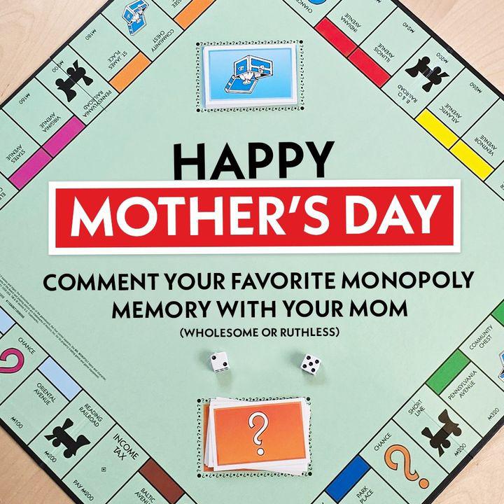 #HappyMothersDay to all the moms out there. May you all land on Free Parking today. #MothersDay #Monopoly