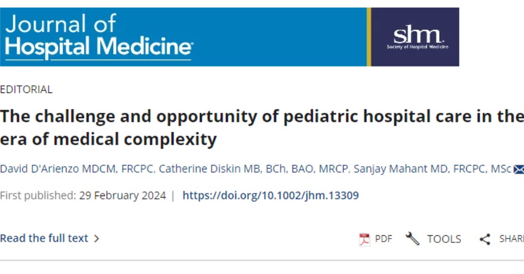 Looking for more on hospitalizations of Children with Medical Complexity?! Check out this editorial! 🖋️ 🔗: …mpublications.onlinelibrary.wiley.com/doi/full/10.10… 🔗 to original article: …mpublications.onlinelibrary.wiley.com/doi/full/10.10…