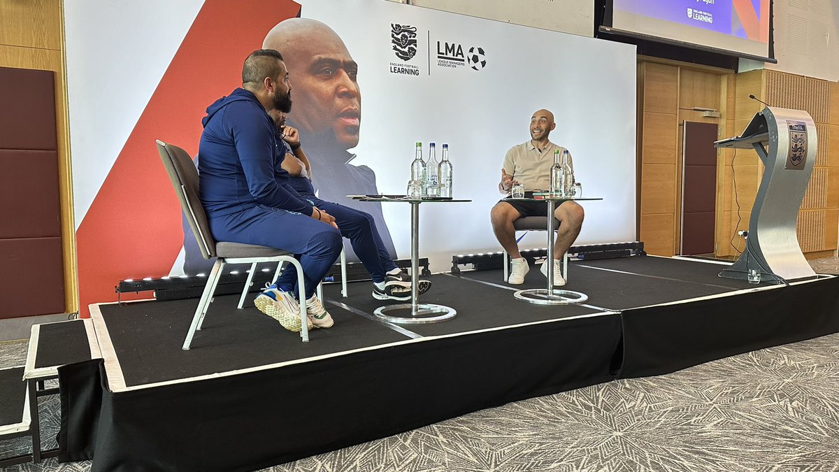 A good day spent with the League Managers Association at the Men’s National League System Coach Development Conference. A chance to do a question and answer session on my journey as a coach plus this seasons events at @maidstoneunited ⚽️👏🏽 @LMA_Managers