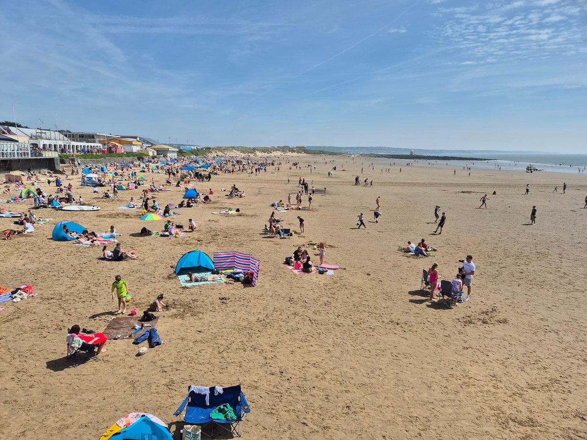 A few photos of Coney Beach (aka Sandy Bay) from our glorious weekend weather. #Porthcawl #Lifeguard #Bridgend