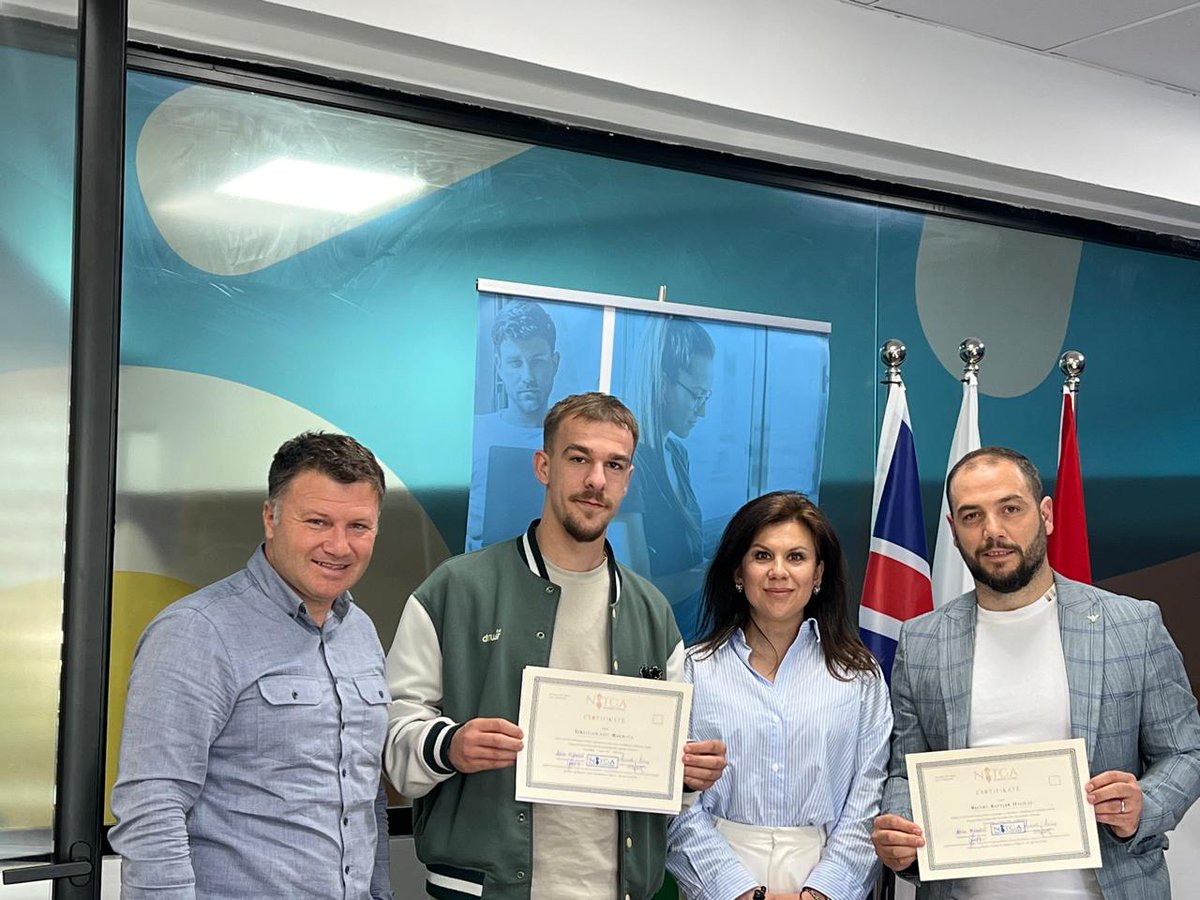 GO2Albania's tweet photo. On the verge of the new #tourist season there 2 new tourist guides for #Kukes. Trained by NATGA, Besart H. &amp; Sebastian M. are certified as #localguides. The love for their #hometown &amp; commitment is an example of the contribution to the #community in which they have chosen to live https://t.co/JVGfRB7g8O