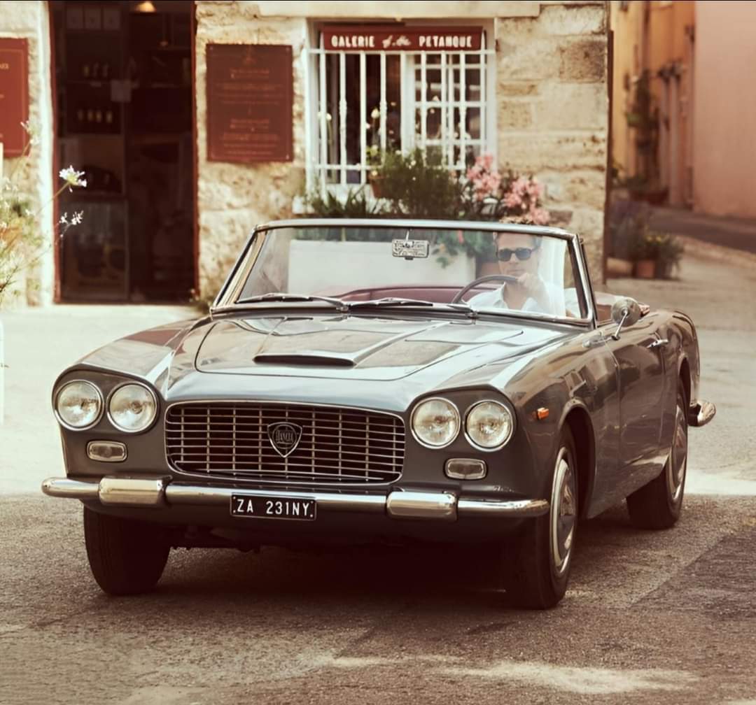 Brad Pitt in a 1960 Lancia Flaminia GT 2.5 Convertible! De'Longhi coffee commercial. Coachwork by Touring 2.5-liter V-6 engine. One of 421 examples originally built. Fine example of Italian design and engineering. The Lancia Flaminia, named after the Via Flaminia, the road…
