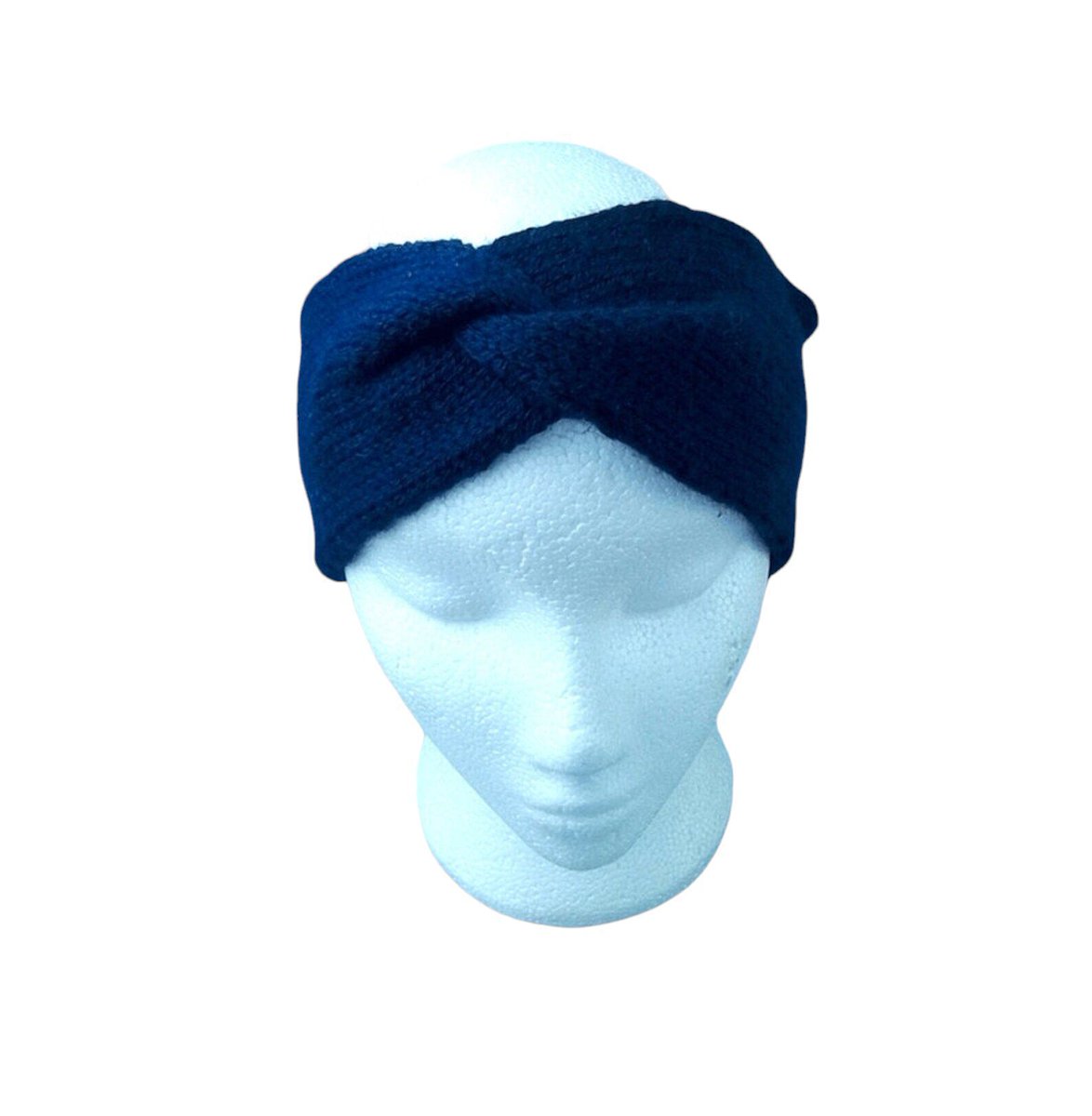 Discover the charm of our navy blue turban-style ear warmer. Perfect for messy buns and ponytails. Hand-knitted with love. Click to shop now! knittingtopia.etsy.com/listing/168316… #handmade #knittingtopia #etsy #MHHSBD #craftbizparty #uksmallbiz