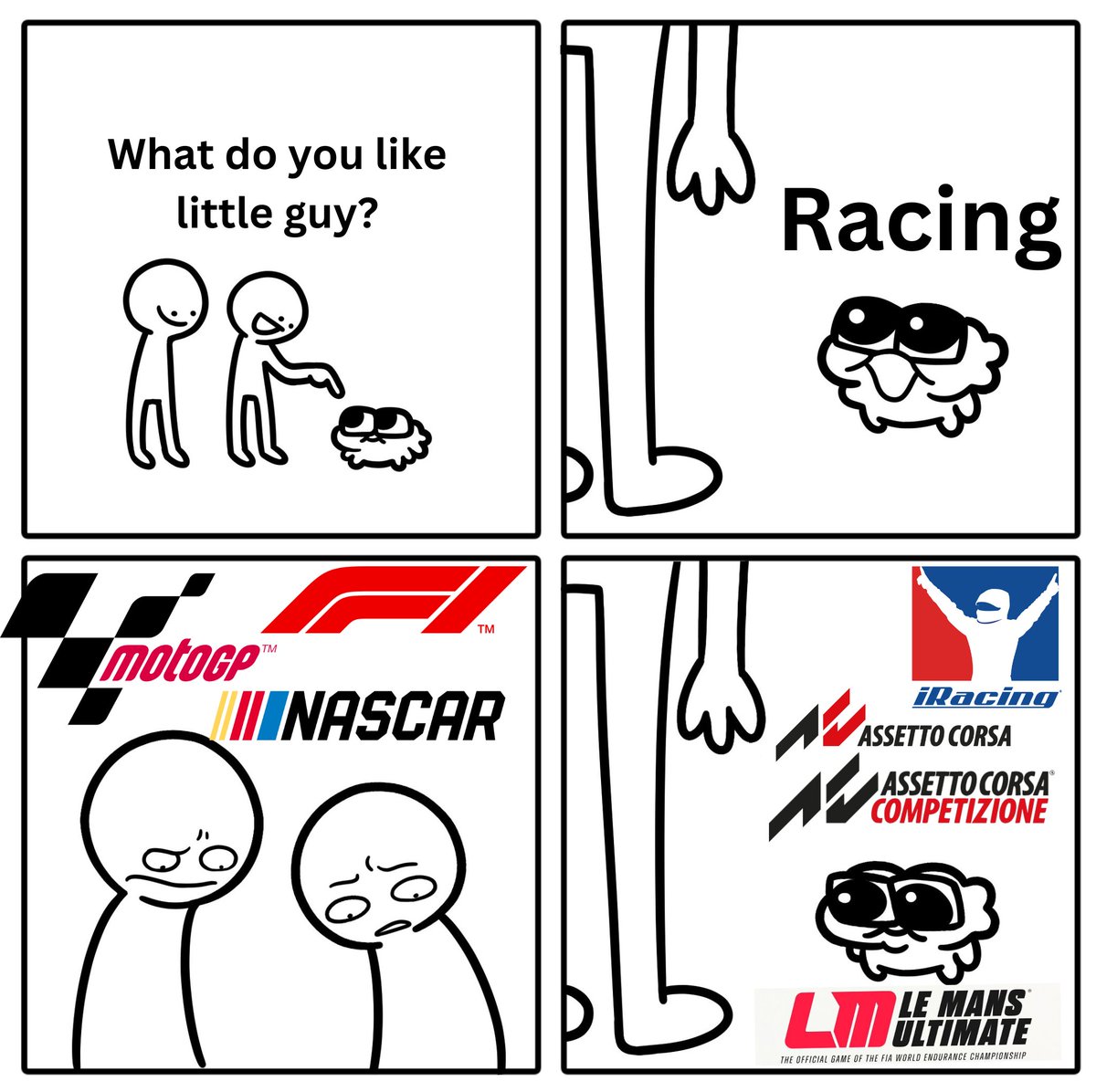I like racing.