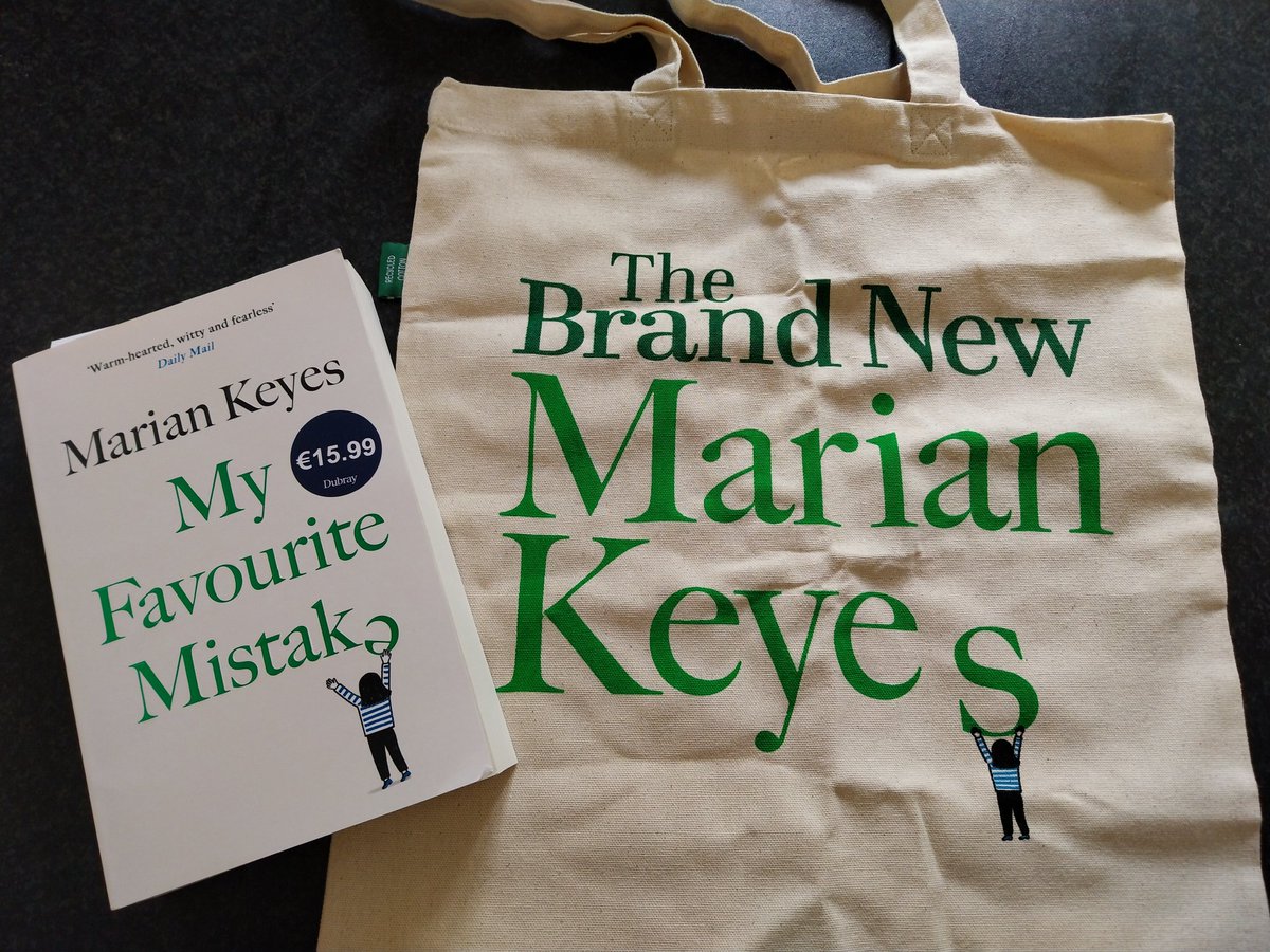 Because we LOVED the new @MarianKeyes book My Favourite Mistake SO much, we're giving away a copy & tote bag from @DubrayBooks To enter, follow us & #Dubray tag 3 pals & pop your name below!! #MarianKeyes #Giveaway #LouthChat #sp #ad #sponcon #Collab #BabyBloggers #Fiction