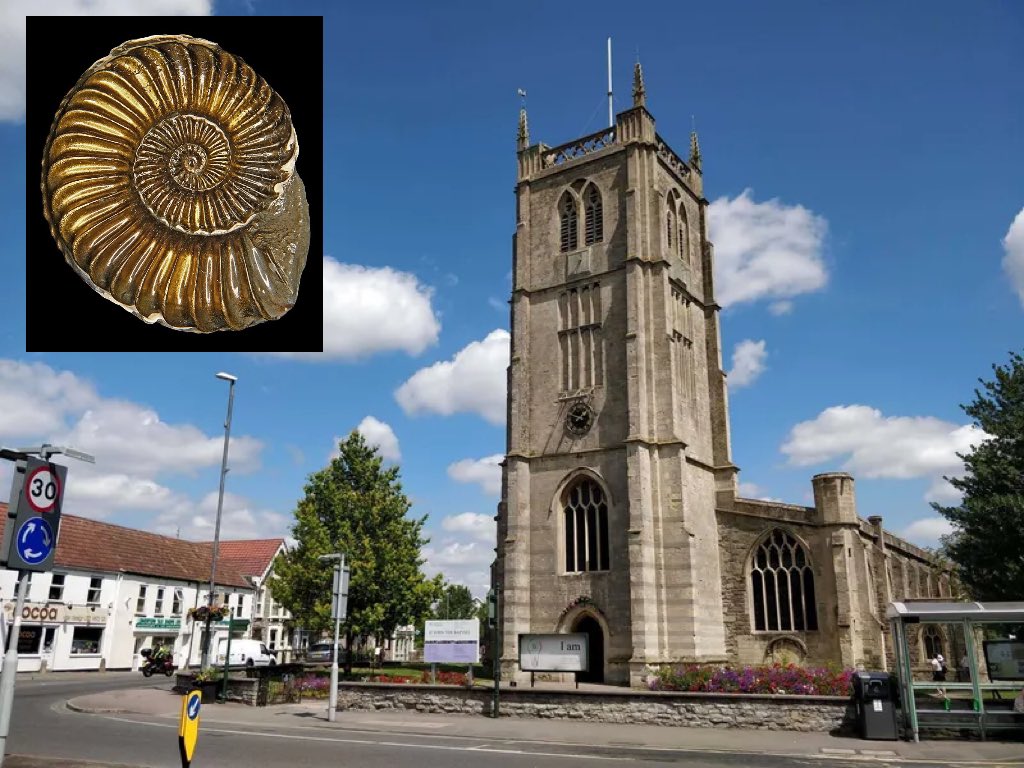 Keynsham, near Bristol is thought to be named after St Keyne, the 5th century holy woman said to have rid the Avon of snakes by turning them to stone. Some suggest that the myth may be due to the preponderance of ammonite fossils (which look like coiled snakes) found in the area.