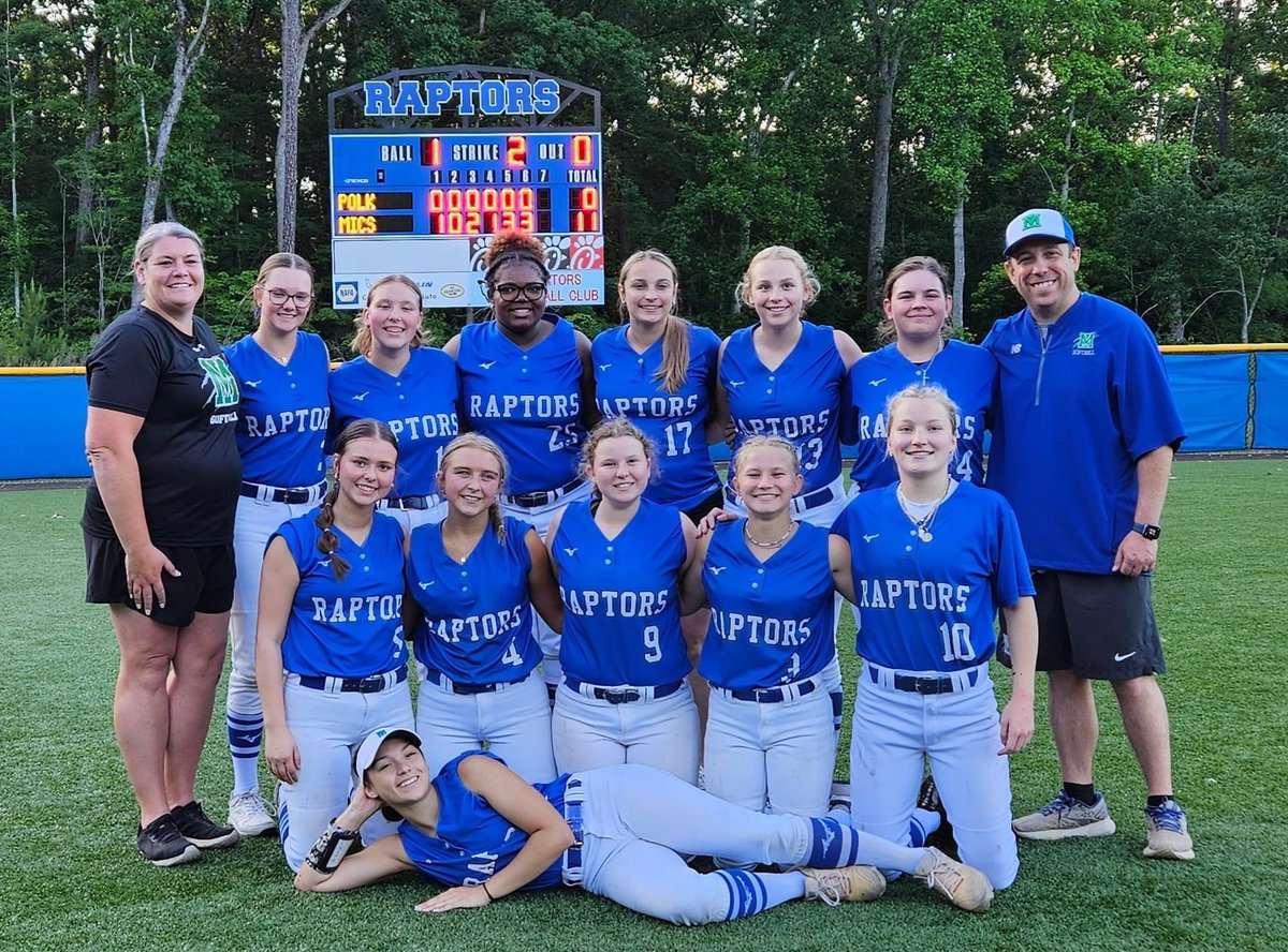 One of our pitchers is making waves and is advancing to the 3rd round of the State playoffs! Izzy Leppert (2026) from Mountain Island Charter pitched an 11-0 shutout over 6 innings on Friday. We are so proud of Izzy and all her Raptors teammates. @IzzyLeppert