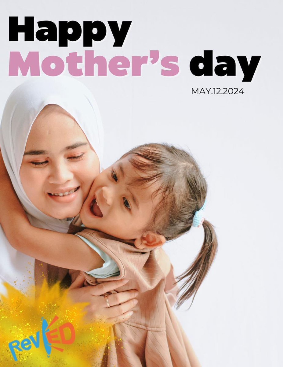 Happy Mother’s Day! Especially to our collaborators, volunteers, friends, and all the super moms we know are out there caring for our kids and youth. With love, #RevED ✨💕