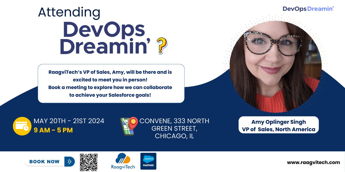 Are you struggling to make the most of your Salesforce investment? 

Our VP of Sales, Amy, understands the unique challenges SMBs face when it comes to Salesforce adoption, customization, and optimization.

#DevOpsDreamin
#trailblazercommunity 
#SalesforceAdoption 
#RaagviTech
