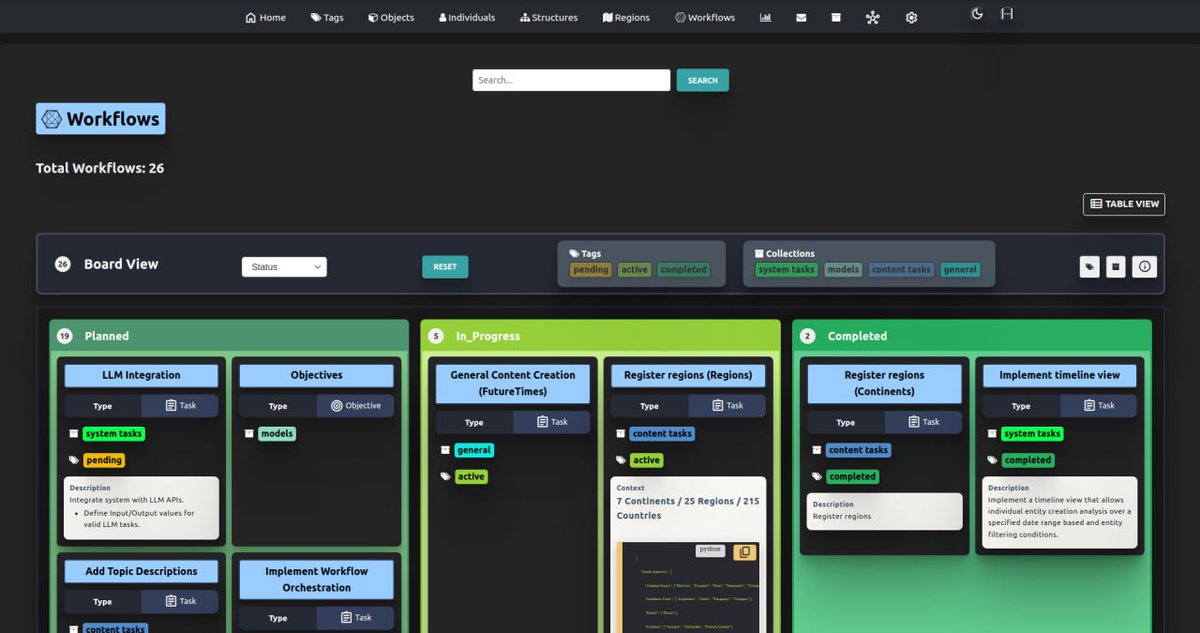 agent_flows's tweet image. #Visualize 📊 and #orchestrate📝 your #processes like never before using our task #automation🚀 board powered by #AI #agents🤖. Effortlessly manage autonomous AI agents as they execute tasks across every stage of your #workflow.📑
With our Autonomous Task Planner🗃️, you can: