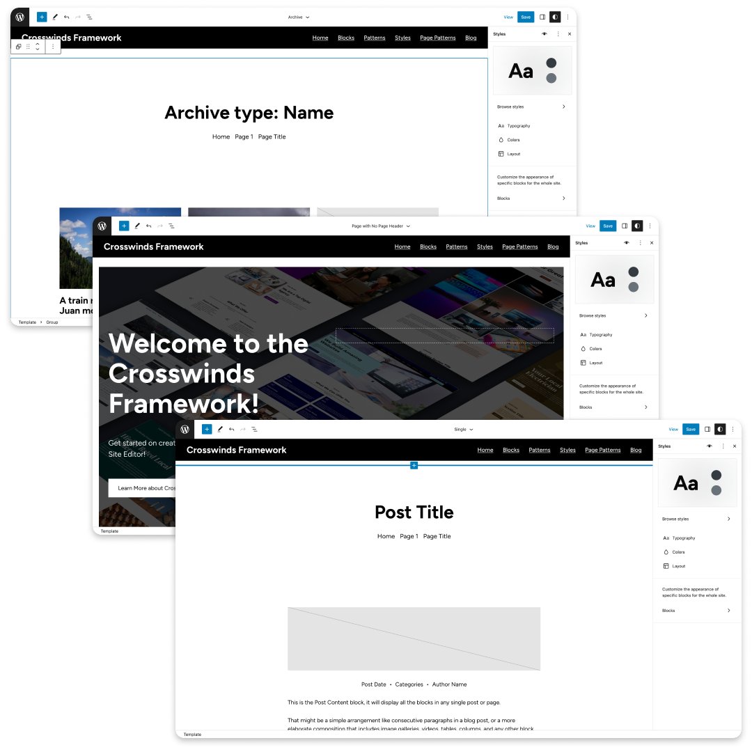 Block themes are the way of the future for #WordPress, and the Crosswinds Framework base theme is here to help you create any type of website you need to build with over 10 patterns, full page patterns and more — all for free!

crosswindsframework.com/downloads/cros…

#WebsiteBuilder