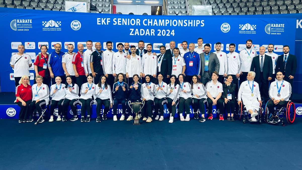 Türkiye Milli Karate Takımı, Avrupa şampiyonasını zirvede tamamladı. trtavaz.com.tr/haber/tur/avra…